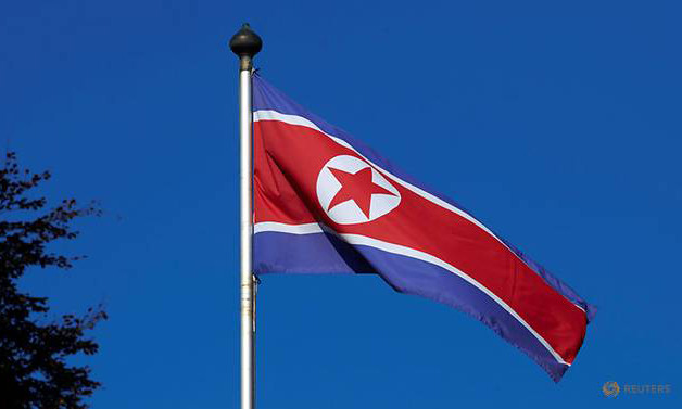 Cờ Triều Tiên ở Geneva. Ảnh: Reuters.