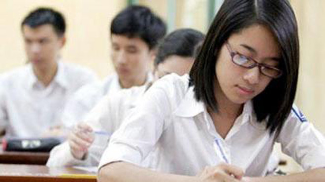 Thí sinh dự thi đại học. Ảnh: Đỗ Hợp