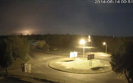 Giây phút máy bay quân sự Ukraine bị bắn rơi