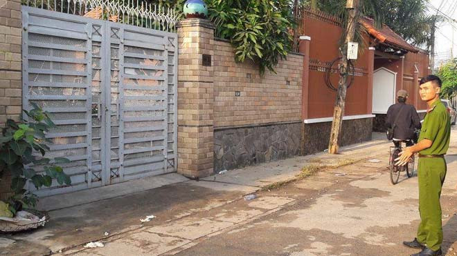 Căn nhà bị cháy được thiết kế khá kiên cố.