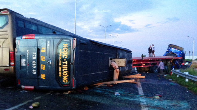 Hiện trường tai nạn.