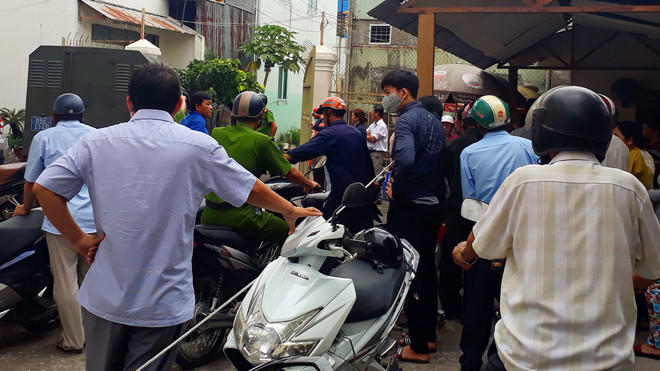 Bị cáo Năm bị dẫn giải về trại tạm giam.