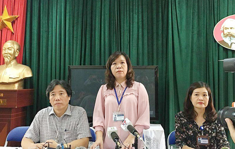 Hiệu trưởng Trường tiểu học Quang Trung thông tin vụ việc.