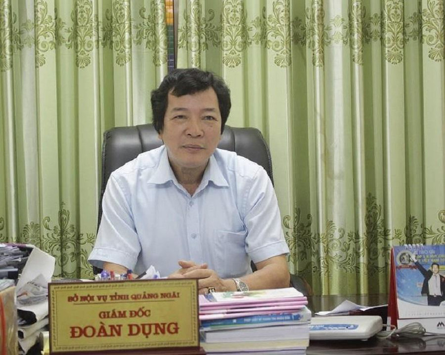 Ông Đoàn Dụng, Giám đốc Sở Nội vụ Quảng Ngãi một trong số 4 giám đốc Sở sẽ nghỉ hưu từ ngày 1/6 sắp tới. Ảnh: M.H