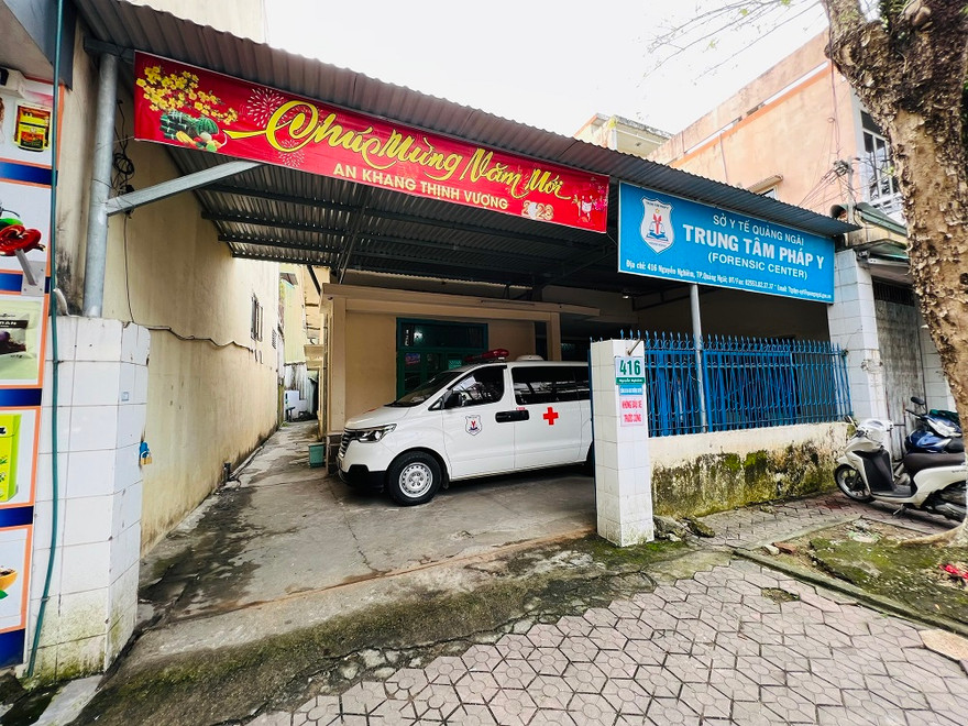 Trung tâm pháp y Quảng Ngãi.