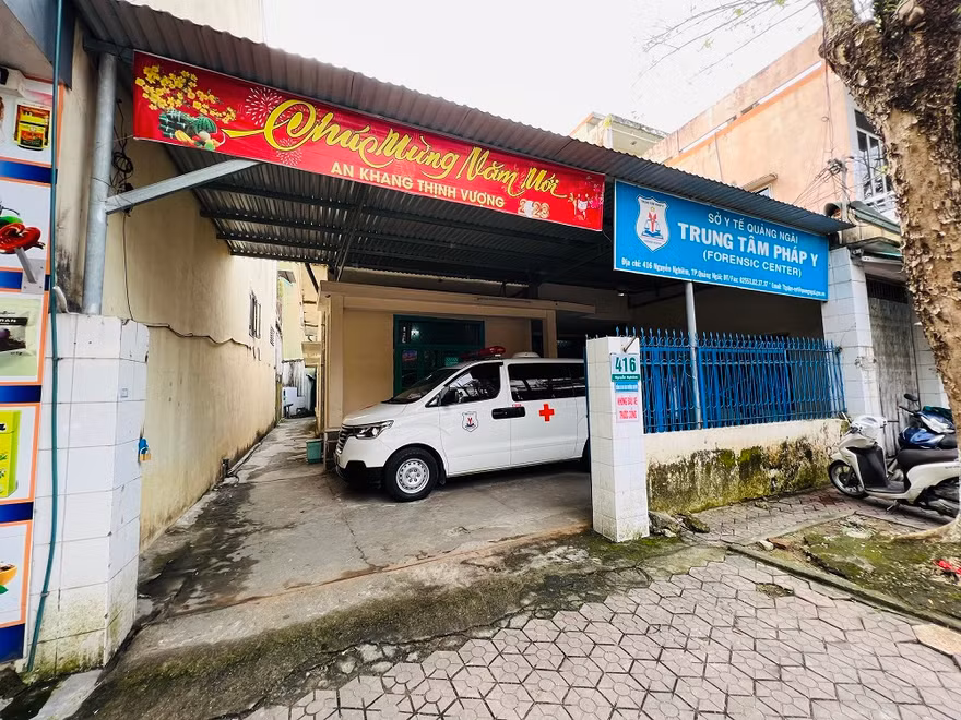 Trung tâm pháp y Quảng Ngãi.