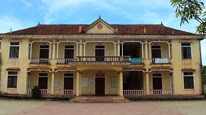 Trụ sở UBND xã Trường Lộc.
