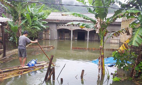 14 người chết, mất tích do mưa lũ