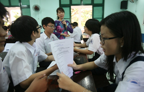  Sở GD-ĐT TP.HCM đang có phương án phân luồng học sinh từ lớp 9 theo mô hình 9+5 - Ảnh: Đào Ngọc Thạch