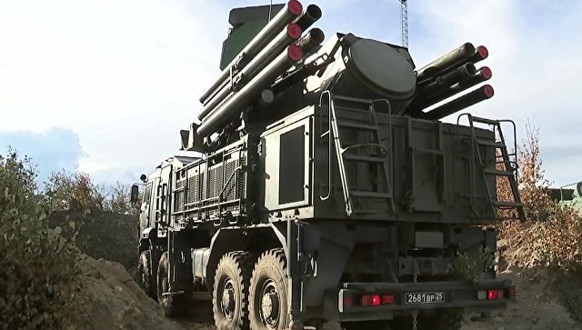 Nga tăng cường 'mãnh thú' Pantsir-S trực chiến ở Crimea. Ảnh: RIA Novosti