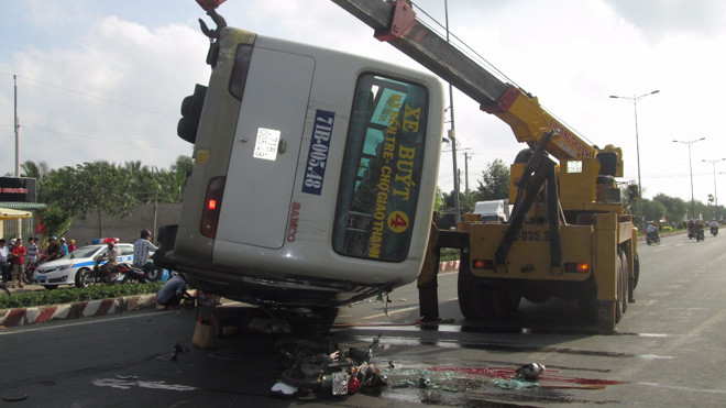 Hiện trường vụ tai nạn