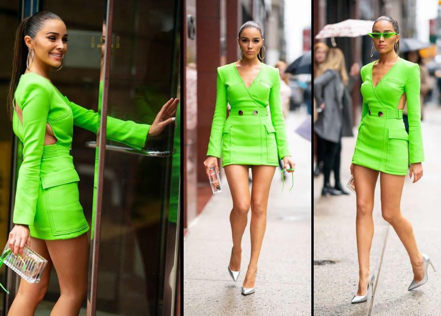 Hoa hậu Olivia Culpo khoe vóc dáng hoàn hảo, chân thon dài hút mắt