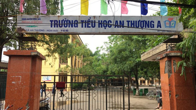 Trường tiểu học An Thượng A. Ảnh: Nguyễn Hà 