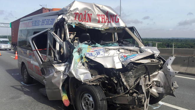 Hiện trường tai nạn.