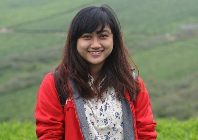 Phùng Thiều Lam là nữ sinh xinh xắn, năng động. Ảnh: FBNV.