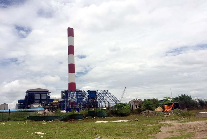 Một góc nhà máy nhiệt điện Thái Bình 2.