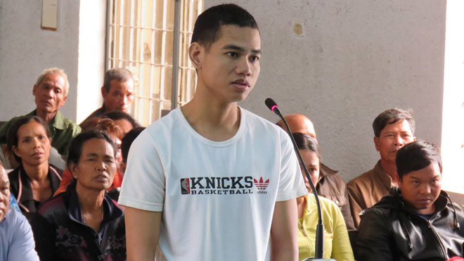  Bị cáo Y Phúc Byă tại tòa