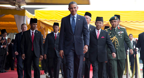 Tổng thống Mỹ Obama trong chuyến thăm Malaysia hôm 27/4