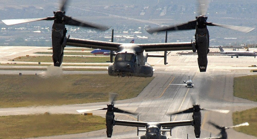 Máy bay vận tải quân sự Osprey CV-22 