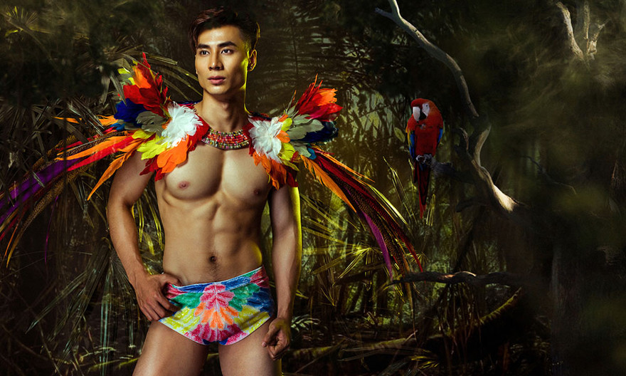 Hình thể nóng bỏng của Mai Tuấn Anh.