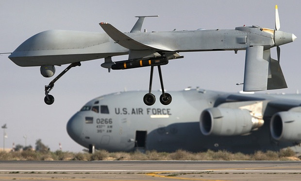 Tên lửa Hellfires được trang bị trên các máy bay tấn công không người lái Predator. Ảnh: US Navy 