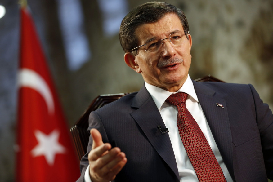 Thủ tướng Thổ Nhĩ Kỳ Ahmet Davutoglu. Ảnh: AP