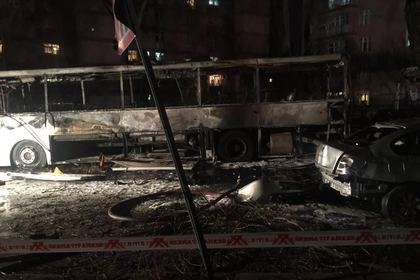 Hiện trường vụ đánh bom đẫm máu. Ảnh: Xinhua