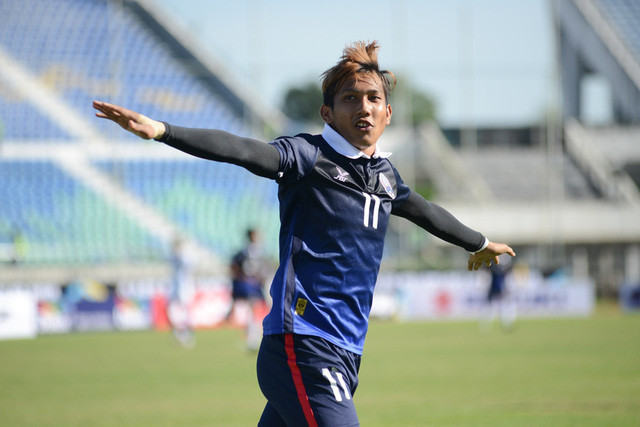 Chan Vathanaka là cầu thủ vô cùng đáng sợ với hàng thủ tuyền Việt Nam.