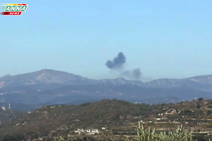 Thời điểm chiếc máy bay Su-24 của Nga bị bắn hạ. Ảnh: Yotube