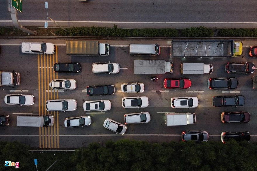 Đường Vành đai 3 ùn tắc kinh hoàng gần 8 km