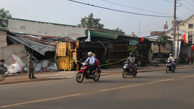 Hiện trường vụ tai nạn