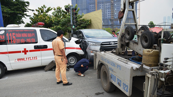  Hiện trường tai nạn.