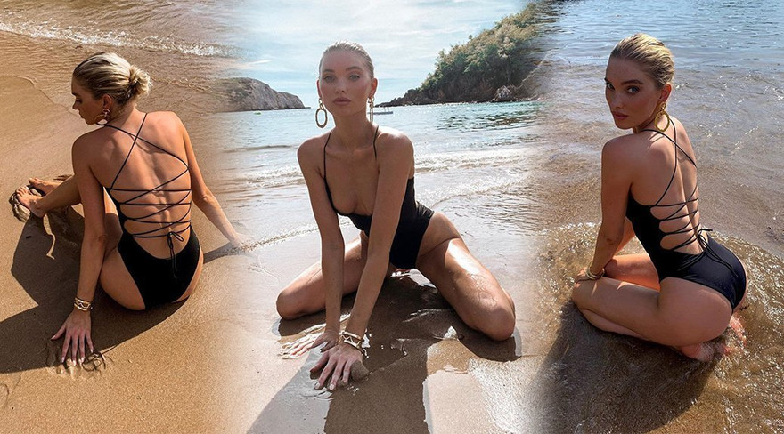 'Thiên thần nội y' Elsa Hosk dáng nuột nà mê đắm