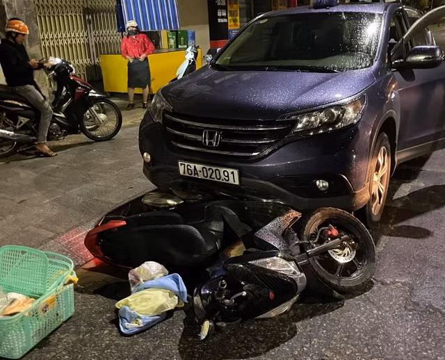 Hiện trường vụ tai nạn. Ảnh: Lê Pu