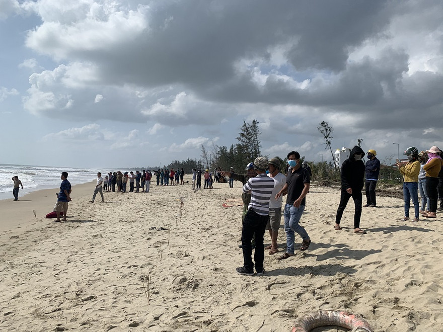 Khu vực nơi xảy ra vụ việc. Ảnh: Nguyễn Ngọc 