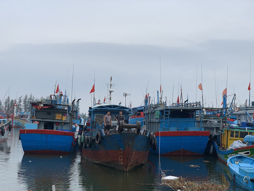 Quảng Ngãi cấm tất cả tàu thuyền ra khơi từ lúc 13 giờ chiều nay