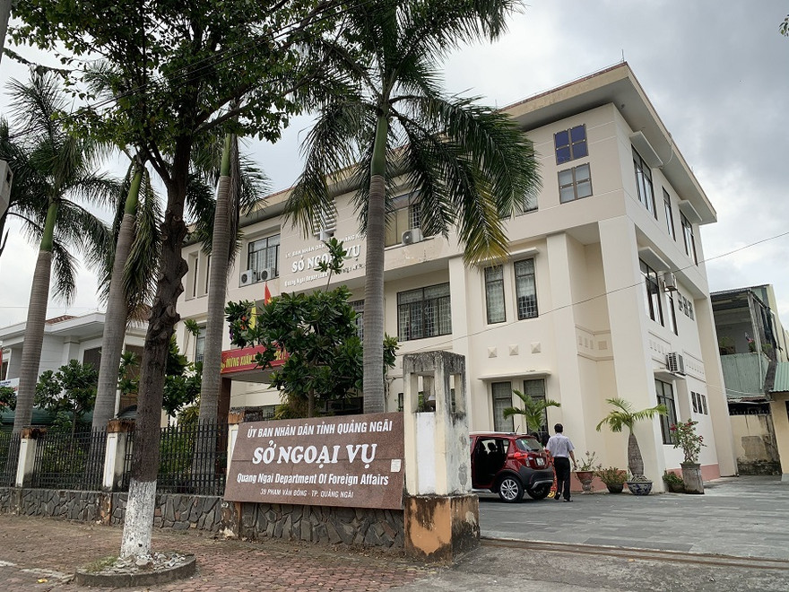 Sở Ngoại vụ tỉnh Quảng Ngãi. Ảnh: Nguyễn Ngọc