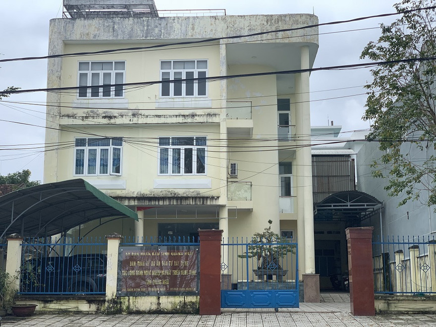 Ban quản lý dự án Đầu tư xây dựng các công trình NN&PTNT tỉnh Quảng Ngãi. Ảnh: Nguyễn Ngọc