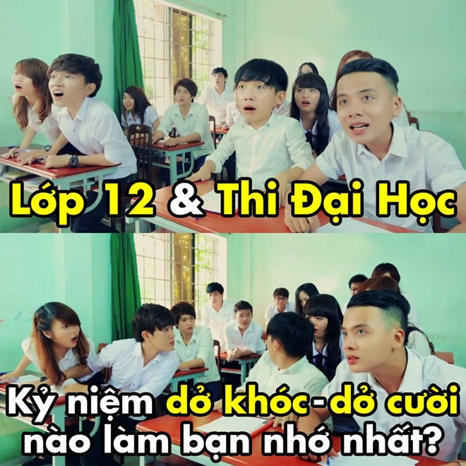 Loạt ảnh chế chúc sĩ tử thi tốt tràn ngập mạng xã hội