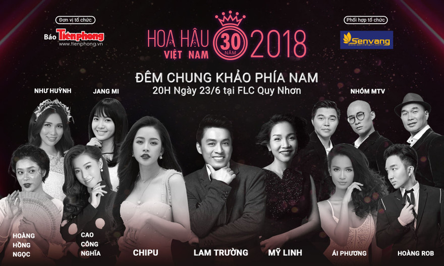 Dàn ca sĩ tham gia đêm chung khảo phía Nam.