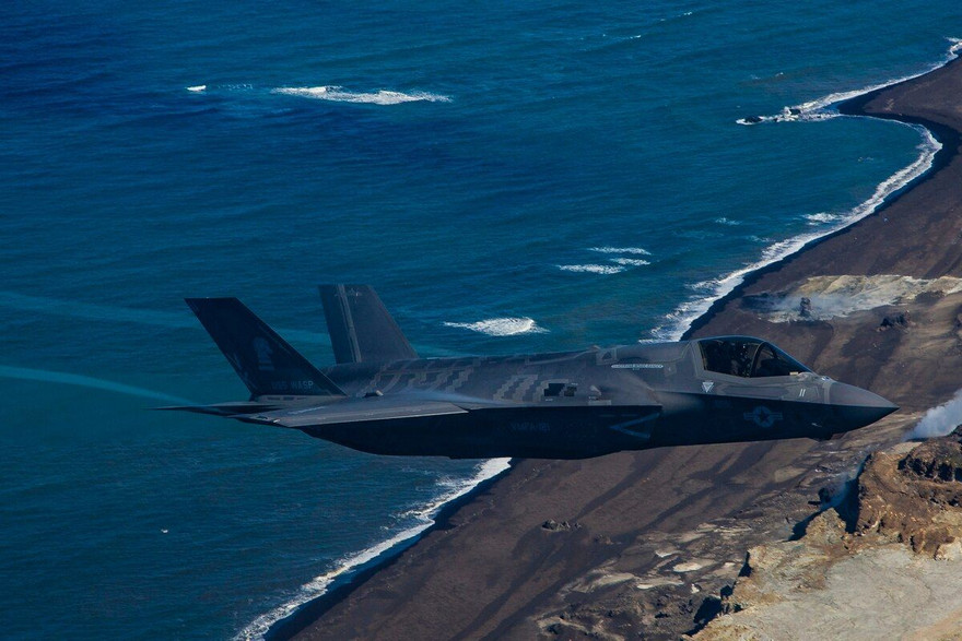 Máy bay chiến đấu thế hệ năm F-35. Ảnh: US Navy
