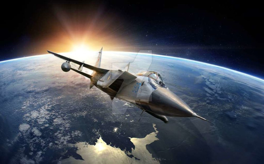 Tiêm kích đánh chặn MiG-31BM tác chiến tầng bình lưu. Ảnh: Defence