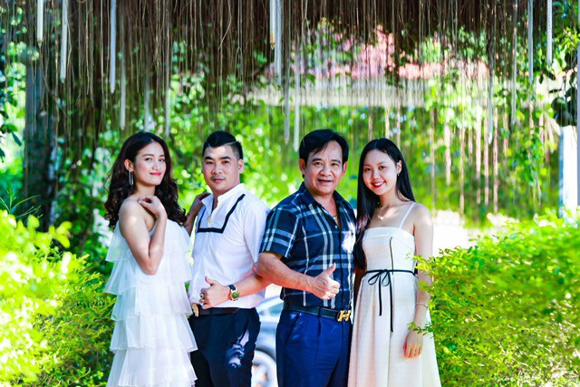 Quang "tèo" vào vai Trần đại gia trong "Tỷ phú đè đại gia".