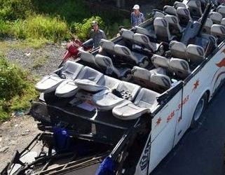 Hiện trường vụ tai nạn.