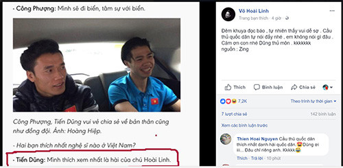 Câu nói của Bùi Tiến Dũng U23 khiến danh hài Hoài Linh 'vui dễ sợ'