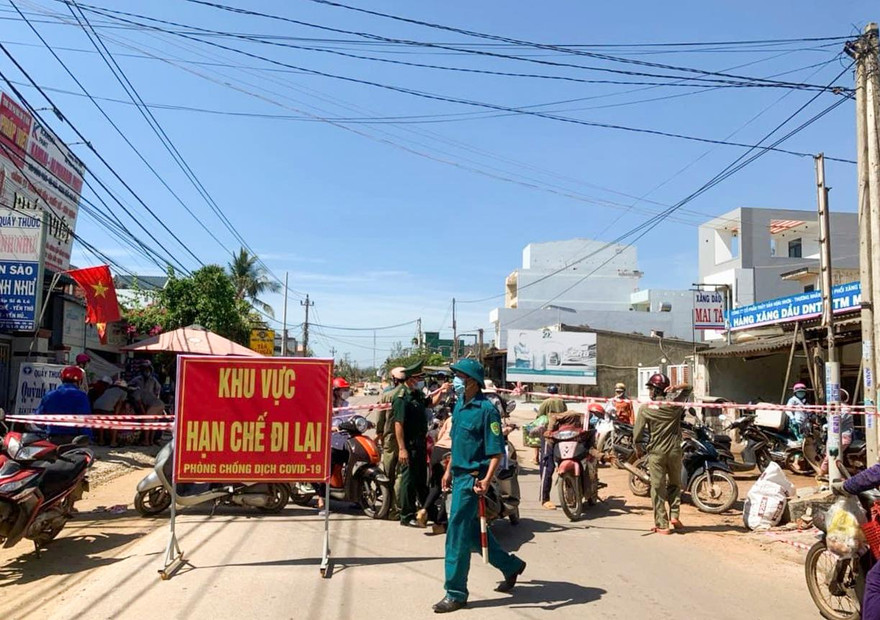 Đến sáng 3/7, tỉnh Bình Định ghi nhận 4 trường hợp mắc COVID-19. Tất cả các trường hợp này đều được phát hiện tại TX Hoài Nhơn.