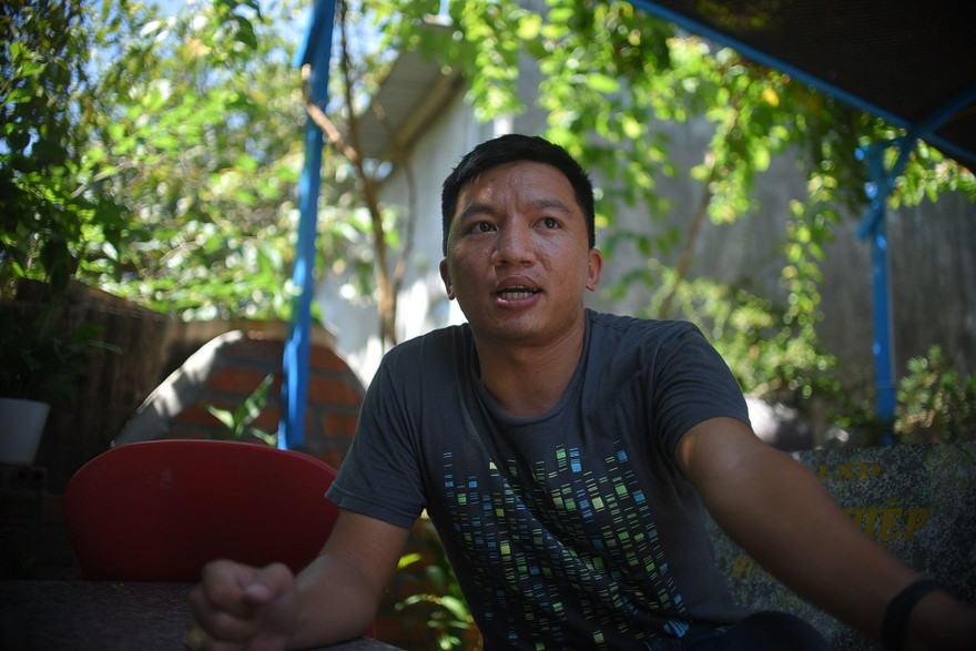 Anh Nguyễn Xuân Trường - người có hành động hỗ trợ, đưa bé gái 2 tuổi về cho gia đình khi phát hiện cháu lang thang giữa đêm khuya vắng.