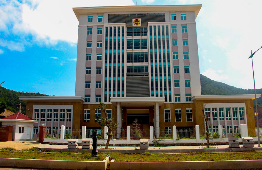 Trụ sở mới Cục thuế Bình Định. Ảnh: Trương Định