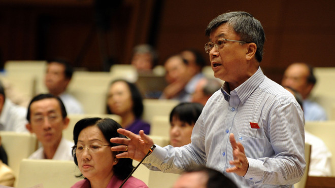 Đại biểu Trương Trọng Nghĩa (TP HCM) đặt vấn đề phải chăng án oan phát hiện ra mới chỉ là phần nổi của tảng băng. Ảnh: Như Ý