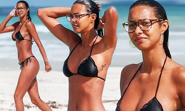 Đường cong tuyệt mỹ của nàng mẫu nội y đình đám cao 1m84